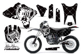Graphics Kit Decal Sticker Wrap + # Plates For Yamaha WR250F WR450F 2003-2004 RELOADED WHITE BLACK