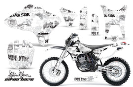 Dirt Bike Graphics Kit Decal Wrap For Yamaha WR250F WR450F 2003-2004 SSSH BLACK WHITE-atv motorcycle utv parts accessories gear helmets jackets gloves pantsAll Terrain Depot