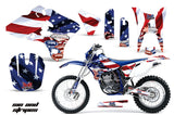 Dirt Bike Graphics Kit Decal Wrap For Yamaha WR250F WR450F 2003-2004 USA SINS