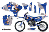 Graphics Kit Decal Sticker Wrap + # Plates For Yamaha WR250F WR450F 2003-2004 TBOMBER BLUE
