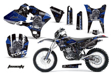 Load image into Gallery viewer, Graphics Kit Decal Sticker Wrap + # Plates For Yamaha WR250F WR450F 2003-2004 TOXIC BLUE BLACK-atv motorcycle utv parts accessories gear helmets jackets gloves pantsAll Terrain Depot