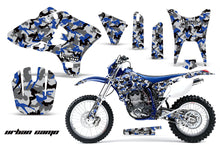 Load image into Gallery viewer, Dirt Bike Graphics Kit Decal Wrap For Yamaha WR250F WR450F 2003-2004 URBAN CAMO BLUE-atv motorcycle utv parts accessories gear helmets jackets gloves pantsAll Terrain Depot