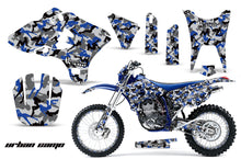 Load image into Gallery viewer, Graphics Kit Decal Sticker Wrap + # Plates For Yamaha WR250F WR450F 2003-2004 URBAN CAMO BLUE-atv motorcycle utv parts accessories gear helmets jackets gloves pantsAll Terrain Depot