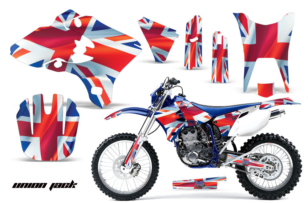 Dirt Bike Graphics Kit Decal Wrap For Yamaha WR250F WR450F 2003-2004 UNION JACK-atv motorcycle utv parts accessories gear helmets jackets gloves pantsAll Terrain Depot