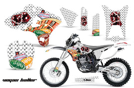 Dirt Bike Graphics Kit Decal Wrap For Yamaha WR250F WR450F 2003-2004 VEGAS WHITE-atv motorcycle utv parts accessories gear helmets jackets gloves pantsAll Terrain Depot