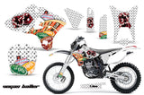 Dirt Bike Graphics Kit Decal Wrap For Yamaha WR250F WR450F 2003-2004 VEGAS WHITE