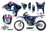 Dirt Bike Graphics Kit Decal Wrap For Yamaha WR250F WR450F 2003-2004 FRENZY BLUE