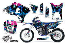 Load image into Gallery viewer, Graphics Kit Decal Sticker Wrap + # Plates For Yamaha WR250F WR450F 2003-2004 FRENZY BLUE-atv motorcycle utv parts accessories gear helmets jackets gloves pantsAll Terrain Depot