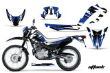 Dirt Bike Decal Graphic Kit MX Sticker Wrap For Yamaha XT250X 2006-2018 ATTACK BLUE