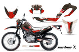 Dirt Bike Decal Graphic Kit MX Sticker Wrap For Yamaha XT250X 2006-2018 CARBONX RED