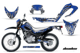 Dirt Bike Decal Graphic Kit MX Sticker Wrap For Yamaha XT250X 2006-2018 DEADEN BLUE