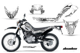 Dirt Bike Decal Graphic Kit MX Sticker Wrap For Yamaha XT250X 2006-2018 DEADEN WHITE