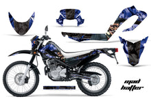 Load image into Gallery viewer, Dirt Bike Decal Graphic Kit MX Sticker Wrap For Yamaha XT250X 2006-2018 HATTER BLUE BLACK-atv motorcycle utv parts accessories gear helmets jackets gloves pantsAll Terrain Depot