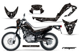 Dirt Bike Decal Graphic Kit MX Sticker Wrap For Yamaha XT250X 2006-2018 REAPER BLACK