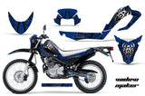 Dirt Bike Decal Graphic Kit MX Sticker Wrap For Yamaha XT250X 2006-2018 WIDOW BLACK BLUE