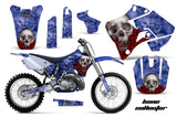 Dirt Bike Graphics Kit Decal Sticker Wrap For Yamaha YZ125 YZ250 1996-2001 BONES BLUE