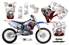 Load image into Gallery viewer, Dirt Bike Graphics Kit Decal Sticker Wrap For Yamaha YZ125 YZ250 1996-2001 BONES WHITE-atv motorcycle utv parts accessories gear helmets jackets gloves pantsAll Terrain Depot