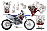 Dirt Bike Graphics Kit Decal Sticker Wrap For Yamaha YZ125 YZ250 1996-2001 BONES WHITE