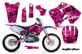 Dirt Bike Graphics Kit Decal Sticker Wrap For Yamaha YZ125 YZ250 1996-2001 BUTTERFLIES BLACK PINK