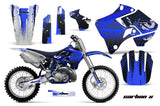 Dirt Bike Graphics Kit Decal Sticker Wrap For Yamaha YZ125 YZ250 1996-2001 CARBONX BLUE
