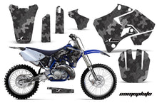 Load image into Gallery viewer, Dirt Bike Graphics Kit Decal Sticker Wrap For Yamaha YZ125 YZ250 1996-2001 CAMOPLATE BLACK-atv motorcycle utv parts accessories gear helmets jackets gloves pantsAll Terrain Depot