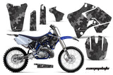 Dirt Bike Graphics Kit Decal Sticker Wrap For Yamaha YZ125 YZ250 1996-2001 CAMOPLATE BLACK