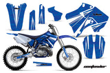 Dirt Bike Graphics Kit Decal Sticker Wrap For Yamaha YZ125 YZ250 1996-2001 CONTENDER WHITE BLUE