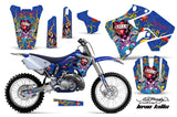 Dirt Bike Graphics Kit Decal Sticker Wrap For Yamaha YZ125 YZ250 1996-2001 EDHLK BLUE