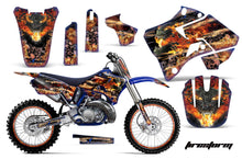 Load image into Gallery viewer, Graphics Kit Decal Sticker Wrap + # Plates For Yamaha YZ125 YZ250 1996-2001 FIRESTORM BLUE-atv motorcycle utv parts accessories gear helmets jackets gloves pantsAll Terrain Depot