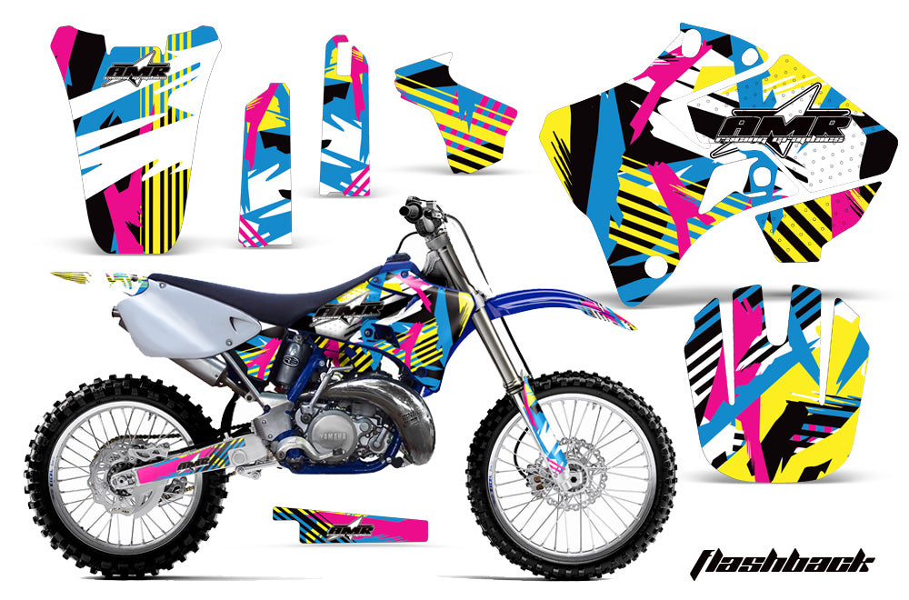 Dirt Bike Graphics Kit Decal Sticker Wrap For Yamaha YZ125 YZ250 1996-2001 FLASHBACK-atv motorcycle utv parts accessories gear helmets jackets gloves pantsAll Terrain Depot