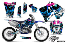 Load image into Gallery viewer, Dirt Bike Graphics Kit Decal Sticker Wrap For Yamaha YZ125 YZ250 1996-2001 FRENZY BLUE-atv motorcycle utv parts accessories gear helmets jackets gloves pantsAll Terrain Depot