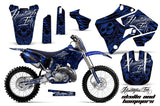 Graphics Kit Decal Sticker Wrap + # Plates For Yamaha YZ125 YZ250 1996-2001 HISH BLUE