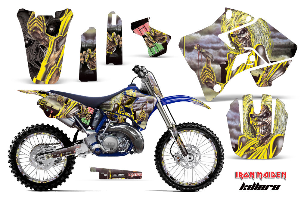 Graphics Kit Decal Sticker Wrap + # Plates For Yamaha YZ125 YZ250 1996-2001 IM KILLERS-atv motorcycle utv parts accessories gear helmets jackets gloves pantsAll Terrain Depot