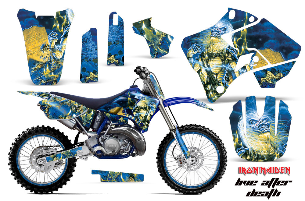 Graphics Kit Decal Sticker Wrap + # Plates For Yamaha YZ125 YZ250 1996-2001 IM LAD-atv motorcycle utv parts accessories gear helmets jackets gloves pantsAll Terrain Depot