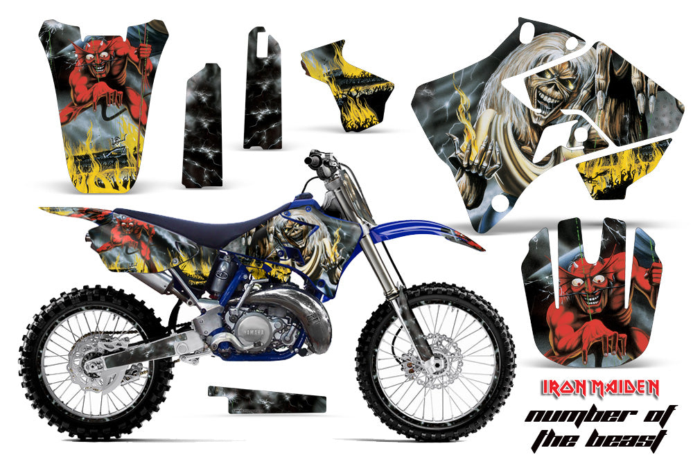 Graphics Kit Decal Sticker Wrap + # Plates For Yamaha YZ125 YZ250 1996-2001 IM NOTB-atv motorcycle utv parts accessories gear helmets jackets gloves pantsAll Terrain Depot