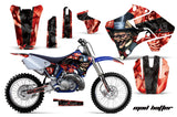 Dirt Bike Graphics Kit Decal Sticker Wrap For Yamaha YZ125 YZ250 1996-2001 HATTER RED BLACK