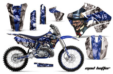 Load image into Gallery viewer, Dirt Bike Graphics Kit Decal Sticker Wrap For Yamaha YZ125 YZ250 1996-2001 HATTER BLUE SILVER-atv motorcycle utv parts accessories gear helmets jackets gloves pantsAll Terrain Depot