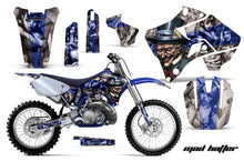 Load image into Gallery viewer, Graphics Kit Decal Sticker Wrap + # Plates For Yamaha YZ125 YZ250 1996-2001 HATTER BLUE SILVER-atv motorcycle utv parts accessories gear helmets jackets gloves pantsAll Terrain Depot