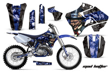 Load image into Gallery viewer, Dirt Bike Graphics Kit Decal Sticker Wrap For Yamaha YZ125 YZ250 1996-2001 HATTER BLACK BLUE-atv motorcycle utv parts accessories gear helmets jackets gloves pantsAll Terrain Depot