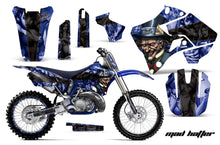 Load image into Gallery viewer, Graphics Kit Decal Sticker Wrap + # Plates For Yamaha YZ125 YZ250 1996-2001 HATTER BLACK BLUE-atv motorcycle utv parts accessories gear helmets jackets gloves pantsAll Terrain Depot