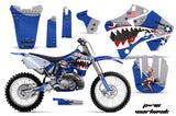 Dirt Bike Graphics Kit Decal Sticker Wrap For Yamaha YZ125 YZ250 1996-2001 WARHAWK BLUE