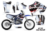 Dirt Bike Graphics Kit Decal Sticker Wrap For Yamaha YZ125 YZ250 1996-2001 WARHAWK WHITE