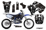 Dirt Bike Graphics Kit Decal Sticker Wrap For Yamaha YZ125 YZ250 1996-2001 REAPER BLACK