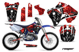 Dirt Bike Graphics Kit Decal Sticker Wrap For Yamaha YZ125 YZ250 1996-2001 REAPER RED