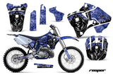 Dirt Bike Graphics Kit Decal Sticker Wrap For Yamaha YZ125 YZ250 1996-2001 REAPER BLUE