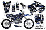 Graphics Kit Decal Sticker Wrap + # Plates For Yamaha YZ125 YZ250 1996-2001 SSSH BLUE BLACK