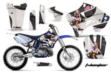 Dirt Bike Graphics Kit Decal Sticker Wrap For Yamaha YZ125 YZ250 1996-2001 TBOMBER BLACK