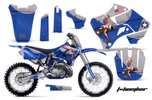 Load image into Gallery viewer, Graphics Kit Decal Sticker Wrap + # Plates For Yamaha YZ125 YZ250 1996-2001 TBOMBER BLUE-atv motorcycle utv parts accessories gear helmets jackets gloves pantsAll Terrain Depot