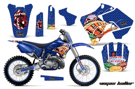 Graphics Kit Decal Sticker Wrap + # Plates For Yamaha YZ125 YZ250 1996-2001 VEGAS BLUE-atv motorcycle utv parts accessories gear helmets jackets gloves pantsAll Terrain Depot