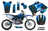 Dirt Bike Graphics Kit Decal Sticker Wrap For Yamaha YZ125 YZ250 1996-2001 ZOMBIE BLUE